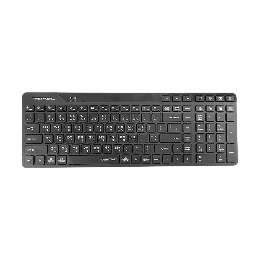 A4tech FBK27C AS Fstyler Wireless Rechargeable Keyboard