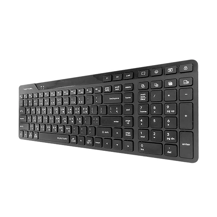 A4tech FBK27C AS Fstyler Wireless Rechargeable Keyboard - Image 2