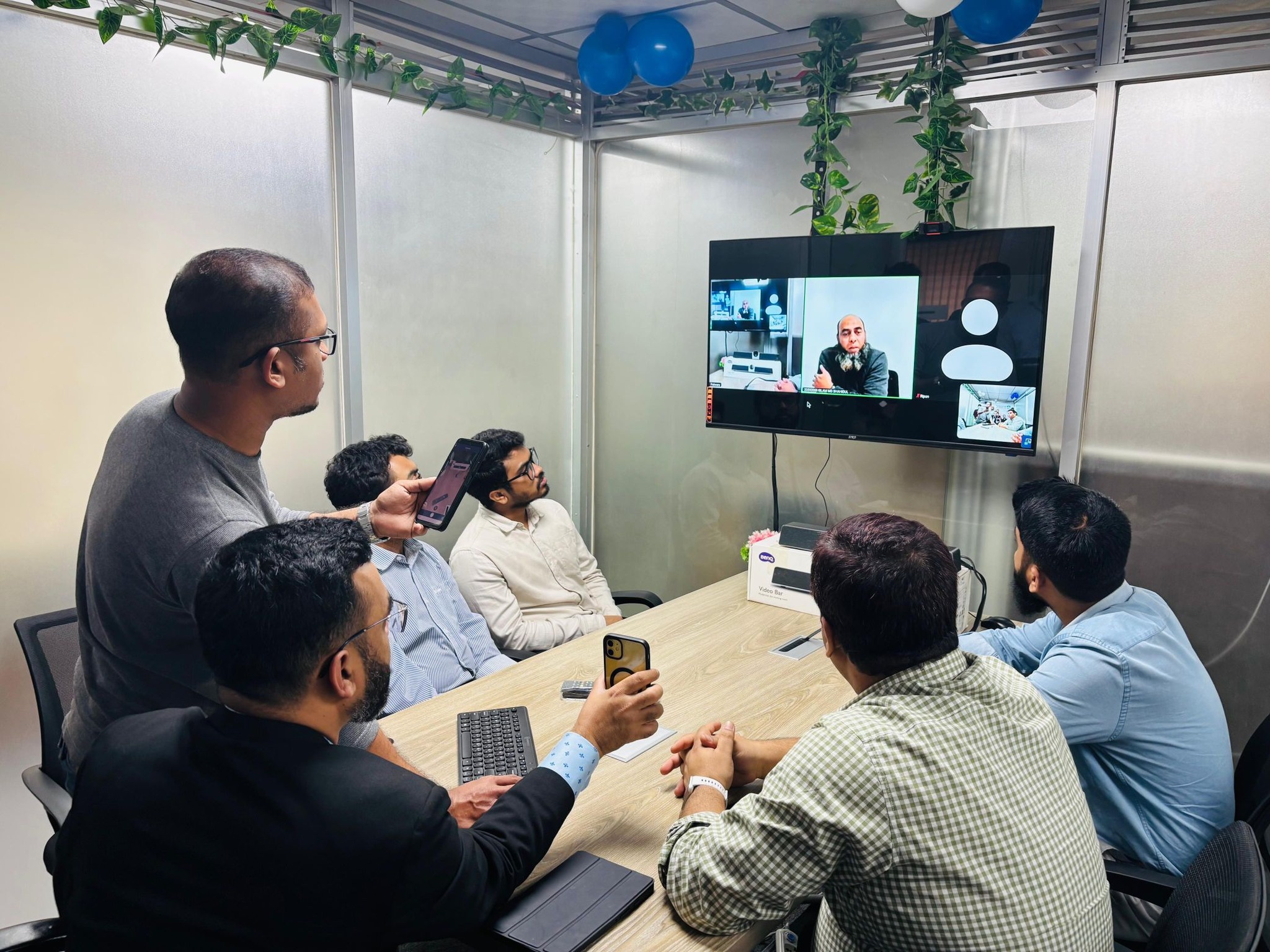 Training session on BenQ IFP, BenQ VC01A 4K UHD Smart Video Conference System