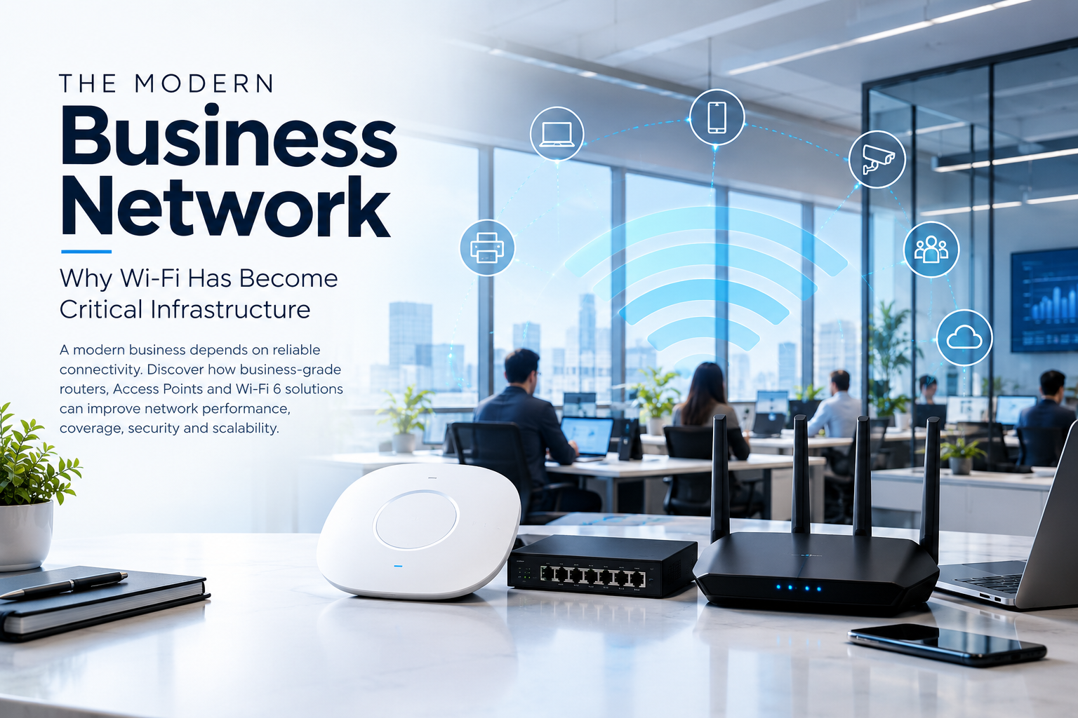 The Modern Business Network: Why Wi-Fi Has Become Critical Infrastructure - Revolution Technology BD