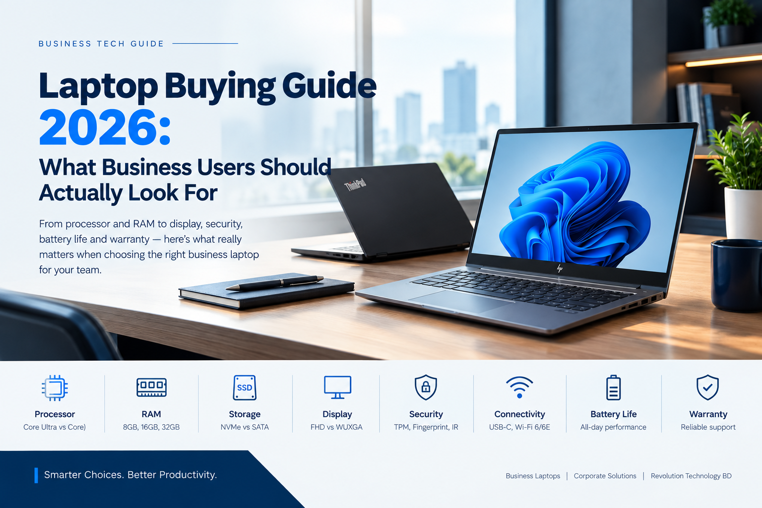 Laptop Buying Guide 2026: What Business Users Should Actually Look For - Revolution Technology BD