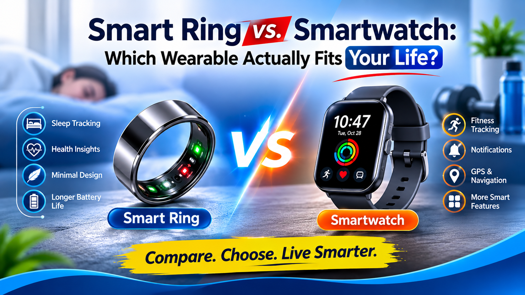 Smart Ring vs Smartwatch: Which Wearable Actually Fits Your Life? - Revolution Technology BD