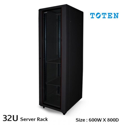Toten 32U 600×800 Close Floor Stand Server Rack