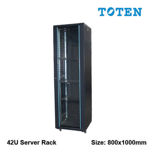 Toten 42U 800×1000 Close Floor Stand Server Rack