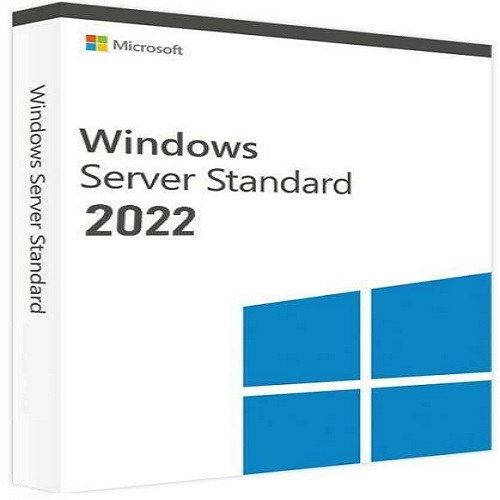 Microsoft Windows Server 2022 Standard DVD Pack License 64bit English 16 core