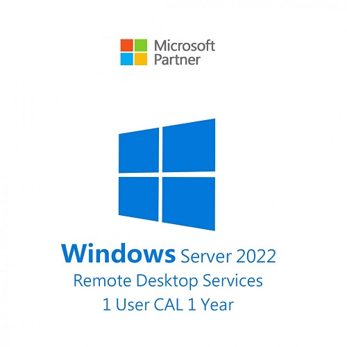 Windows Server 2022 Remote Desktop Services - 1 User CAL 1 Year (CSP License)