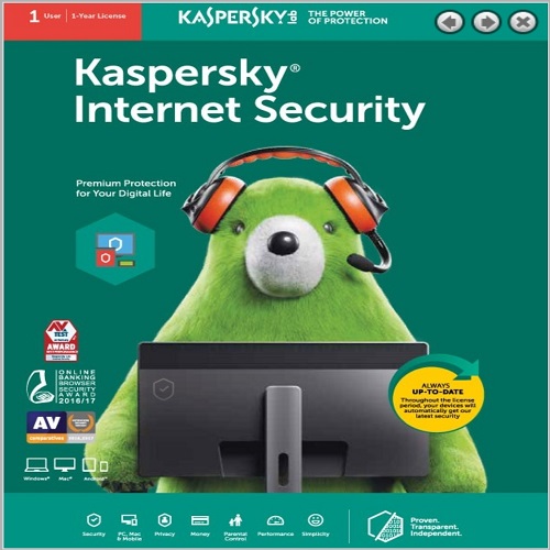 Kaspersky Internet Security 1-User 1 year