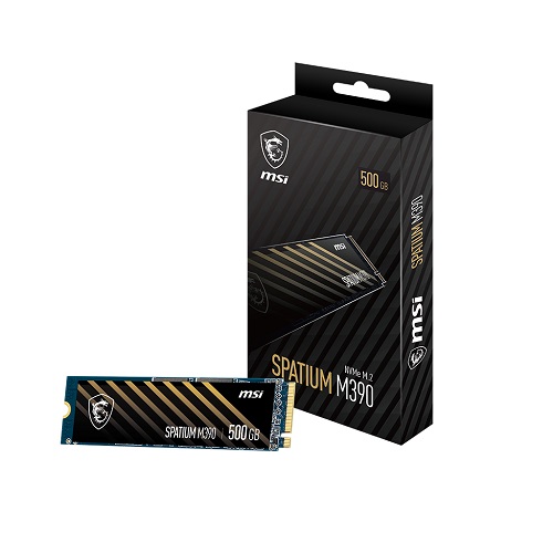 MSI SPATIUM M390 500GB PCIe NVMe M.2 SSD