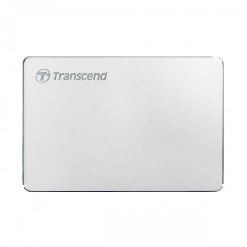 Transcend StoreJet 25C3S 1TB USB 3.1 Gen 1 Type C Silver External HDD