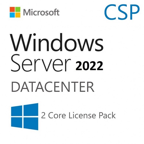 Microsoft Windows Server 2022 Datacenter - 2 Core License Pack 1Year CSP License