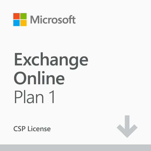 Microsoft Exchange Online (Plan 1) CSP License 1 Year Subscription