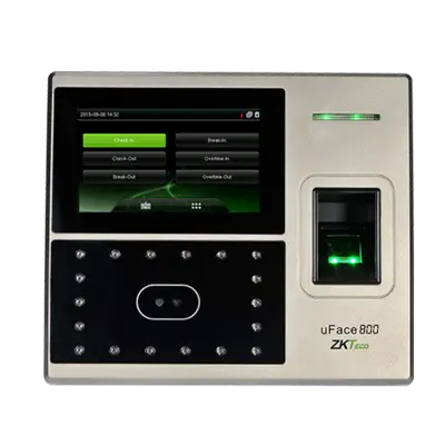 Zk-teco Uface800 4.3 inches Time, Fingerprints, RFID, Face and Attendance Recognition Machine