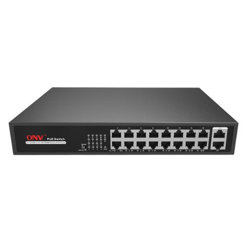 Onv H1016PLS Gigabit Up Link 16 Port PoE Switch