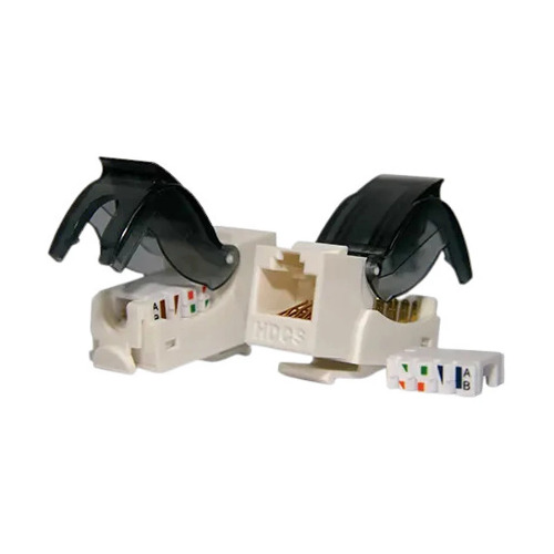 Rosenberger Cat-6 UTP 90 Degree Toolless Ivory Pegasus Module