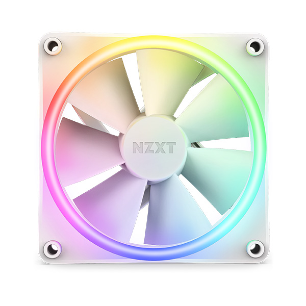 NZXT RF-D12SF-W1: F120RGB Duo - 120mm Dual-sided RGB Fan - Single Pack (White)