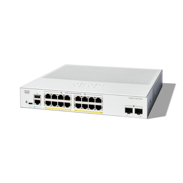 Cisco C1200-16T-2G 1200 Series 16-Port Gigabit Managed Switch