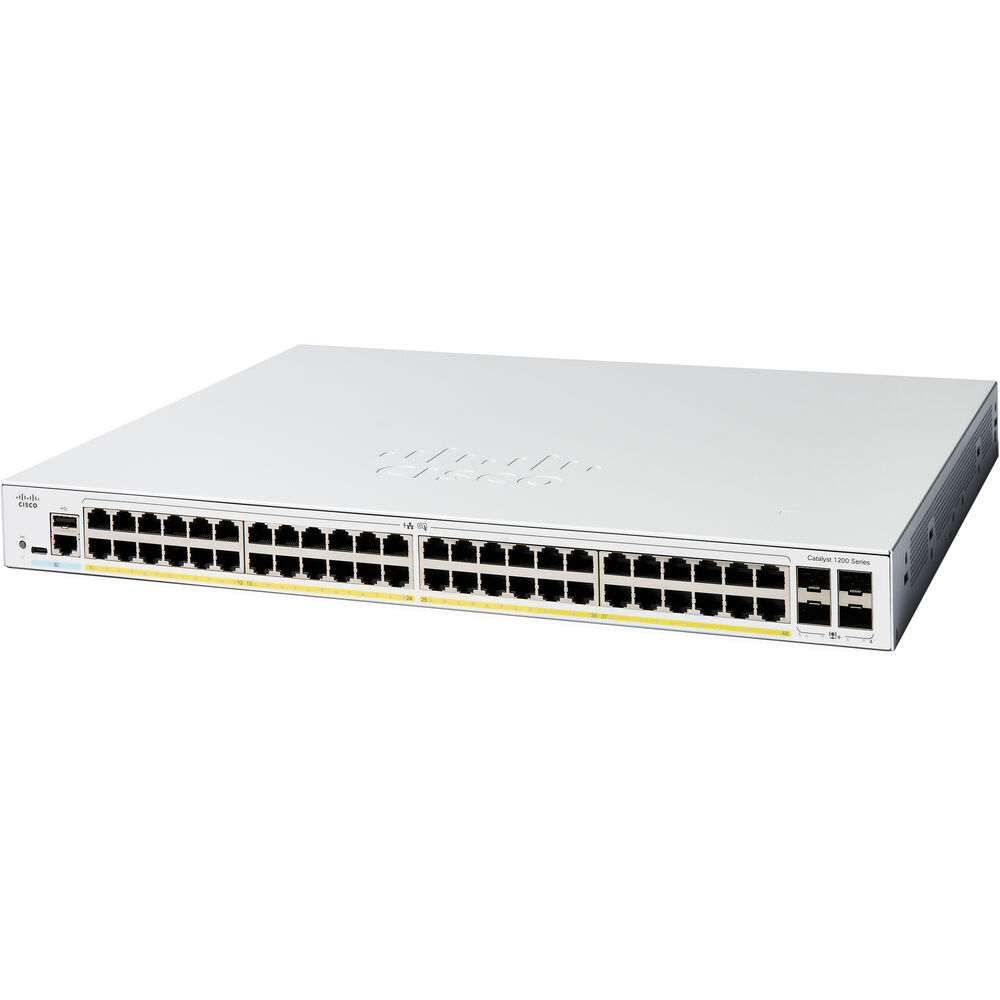 Cisco C1200-48T-4G 1200 Series 48-Port Gigabit Managed Switch