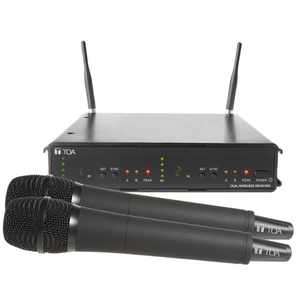 TOA WS-422 Dual Channel Wireless Set