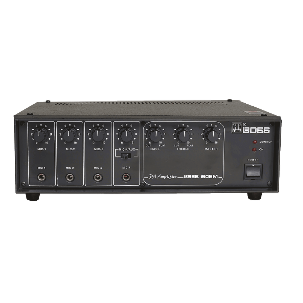 BOSS BSSB-60 60 Watts PA Mixer Amplifier