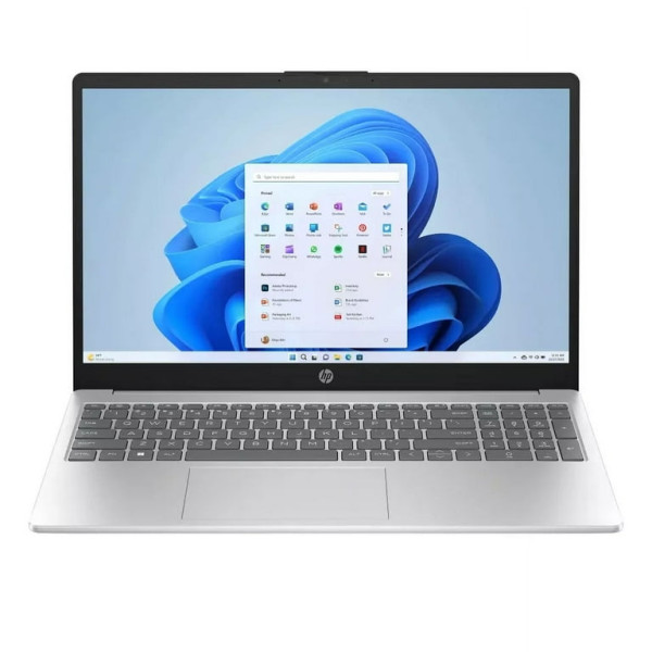 HP 200 Intel Core 3 100U 8GB RAM 512GB SSD 15.6 Inch FHD Turbo Silver Laptop