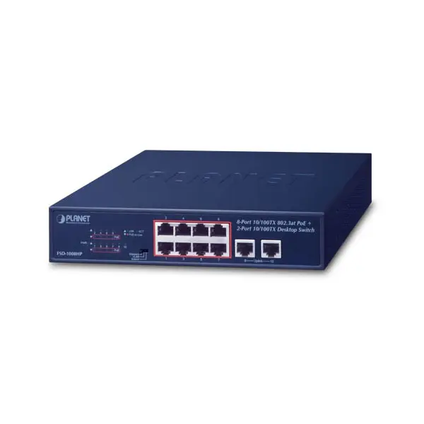 Planet FSD-1008HP 8-Port 120W PoE Unmanaged Switch