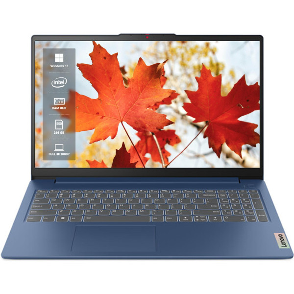 LENOVO IdeaPad Slim 3 15IRU8 Intel 13th Gen Core i3-1315U 8GB LPDDR5-4800 512GB SSD 15.6 Inch FHD Display Laptop