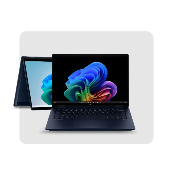 HP OmniBook X FlipNGAI 14-fm0013dx Core Ultra 5 16GB LPDDR5 RAM / 512GB SSD 14″ 2K LED IPS Touch Display Atmospheric Blue