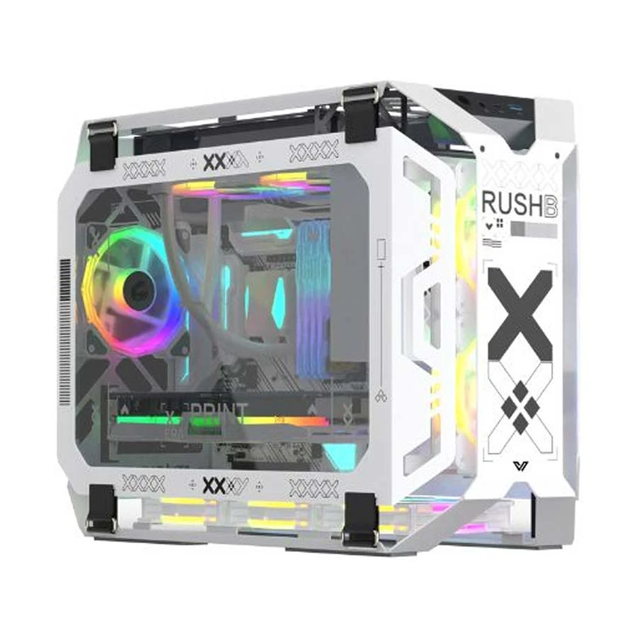 Value Top Mloong Series X-ERA Tempered Glass Window Mini Tower Desktop