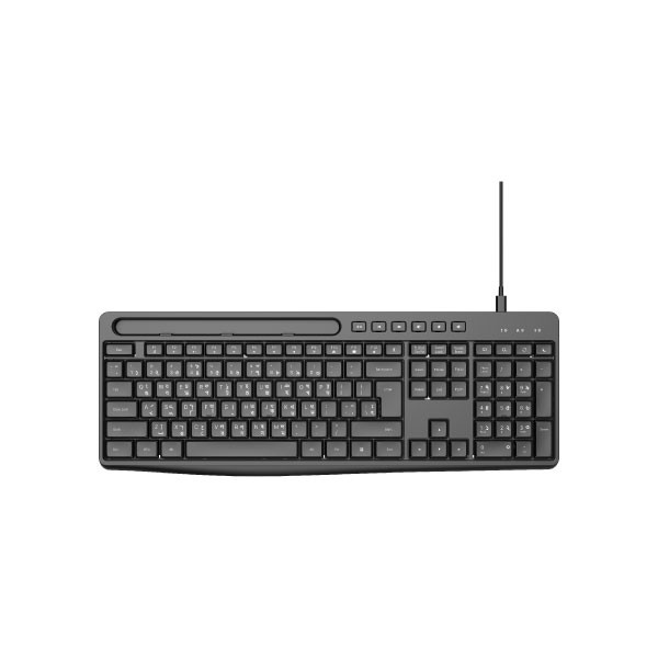 Value-Top KU241B 115 Key Type-C To USB Silent Office Keyboard