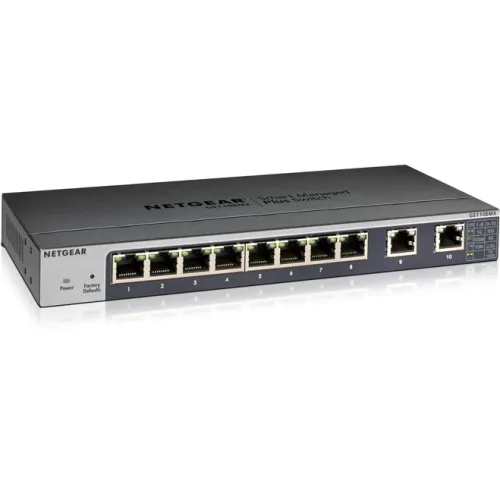 NETGEAR GS110EMX 8-Port Gigabit Ethernet Switch
