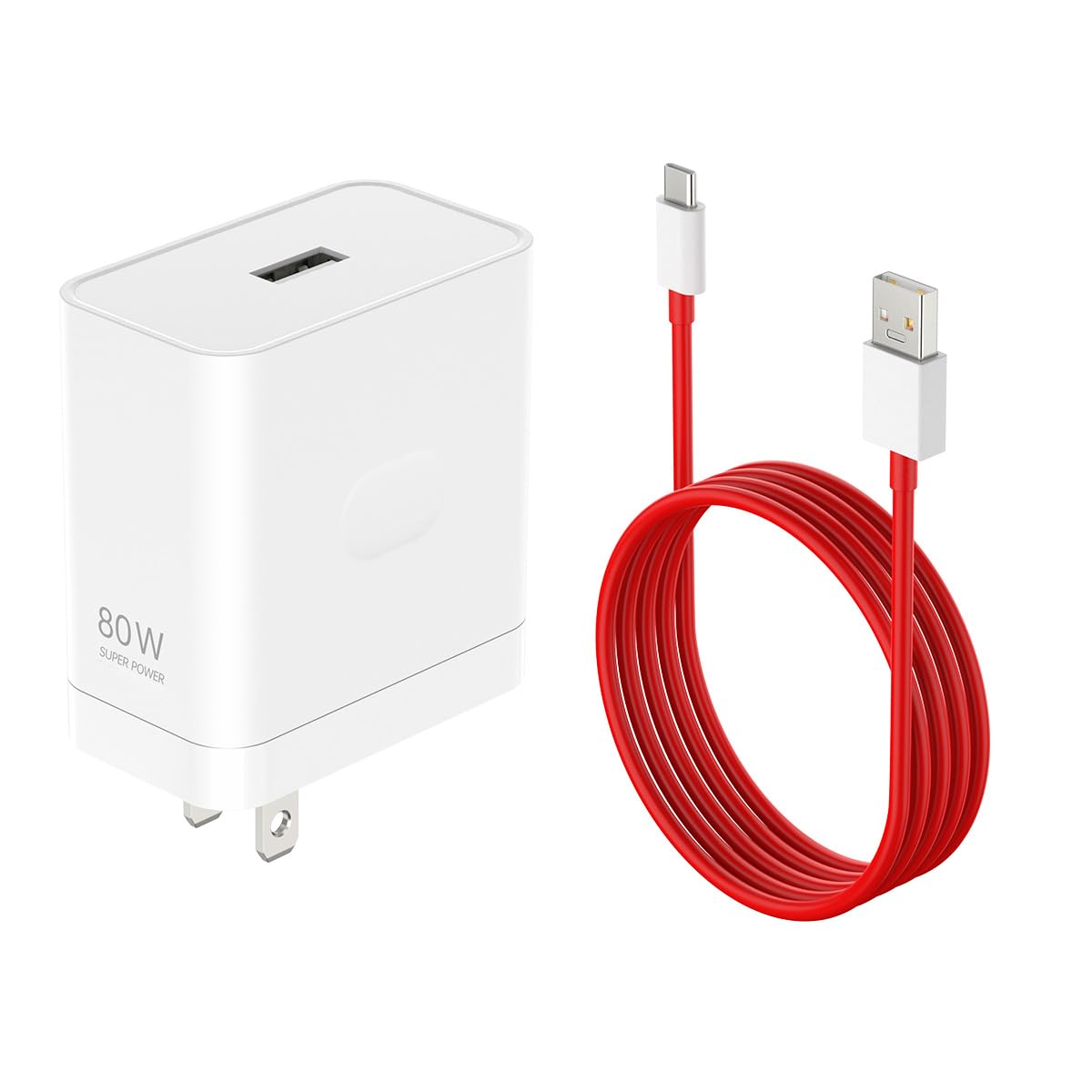Oneplus 80W High Speed Charger Adapter and Type C Cable