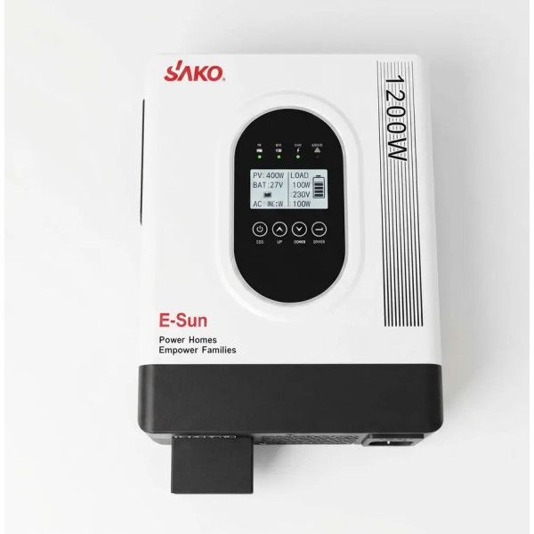 SAKO E-SUN 1.2KVA 12V Off-Grid Hybrid Inverter