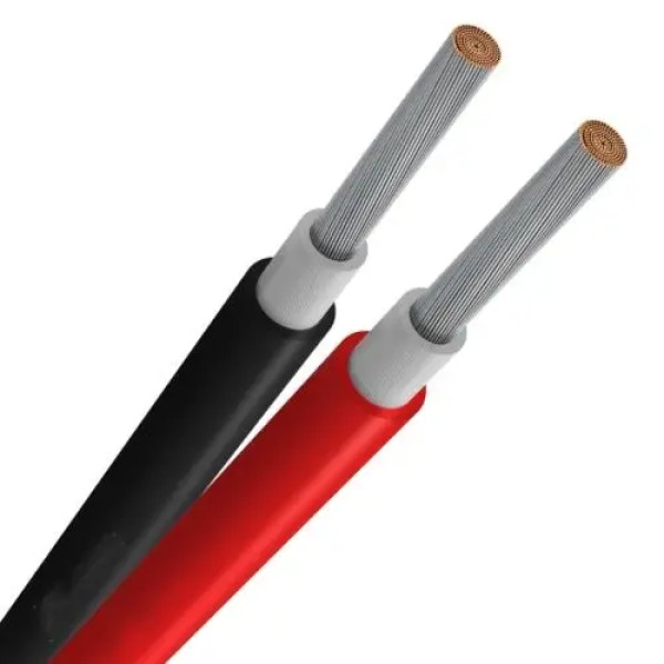 10mm² Solar PV Cable H1Z2Z2-K Flexible Photovoltaic Cable DC 1500V TÜV 2PfG EN 50618 Pure Copper Wire Cable