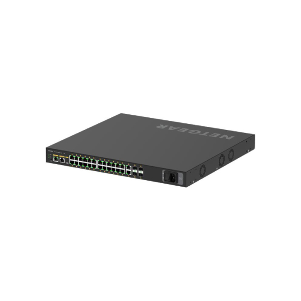 NETGEAR M4250-26G4F PoE 24 Port 2 Gigabit Copper 4 Gigabit SFP L2 Managed Rackmount Switch
