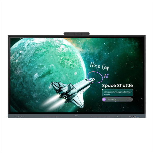 BenQ RE6505AC 65" 4K UHD Interactive Flat Panel Display with 50 MP AI Camera
