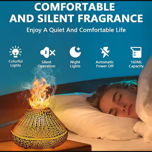 Flame Aromatherapy Air Humidifier A18 - Image 2