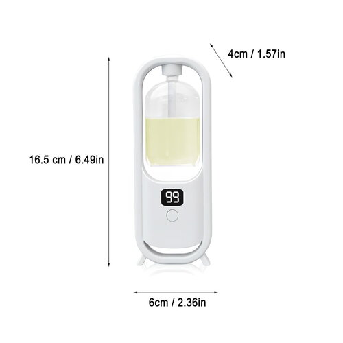 Oil Diffuser with Light Rechargeable Aromatherapy Ultrasonic Fragrant Humidifier - Image 3