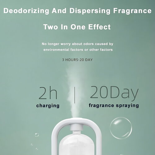 Oil Diffuser with Light Rechargeable Aromatherapy Ultrasonic Fragrant Humidifier - Image 4