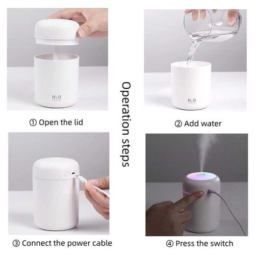 Mini Freshener Smart Ultrasonic Aromatherapy H2O Humidifier - Image 4