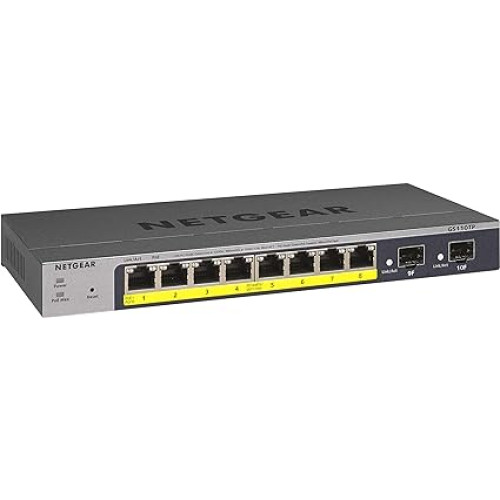Netgear GS110TP 10-Port Gigabit Ethernet Smart Switch - Image 2