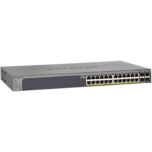 Netgear  GS728TPP 24-Port 1G PoE+ + 4-Port 1G SFP Manage Rackmount Switch (PoE Budget 380W) - Image 2