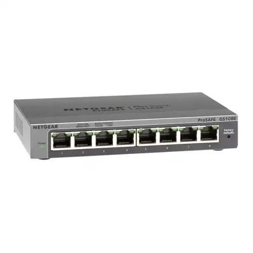 Netgear GS108E 8-Port Gigabit Plus Managed Desktop Switch - Image 2