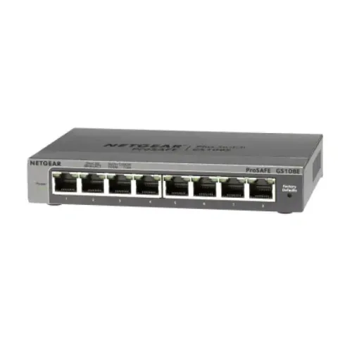 Netgear GS108E 8-Port Gigabit Plus Managed Desktop Switch - Image 3