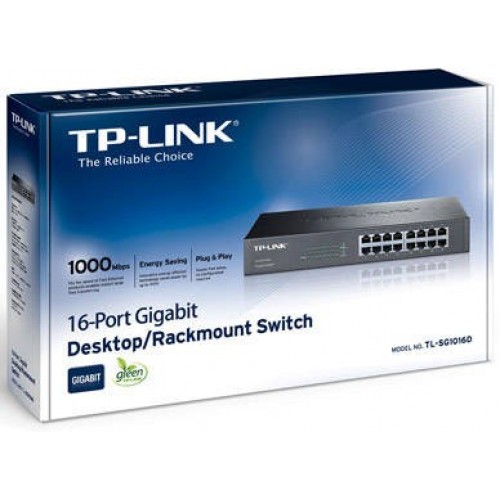 TP-Link TL-SG1016D 16-Port Gigabit Desktop/Rackmount Switch - Image 3