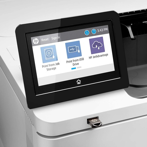 HP LaserJet Enterprise M611dn Single Function Mono Printer - Image 2