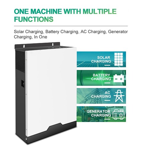 Hybrid Solar Inverter (850 VA) Complete Package - Image 6