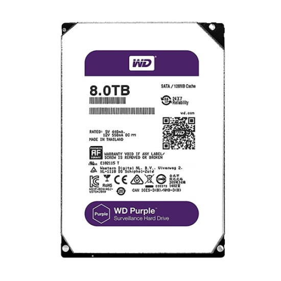 Western Digital Purple 8TB Surveillance Hard Disk Drive - Image 2