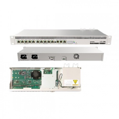 Mikrotik RB1100AHX4 (Dude Edition With Sata Port) Rackmount 13X Gigabit Ethernet Router - Image 2