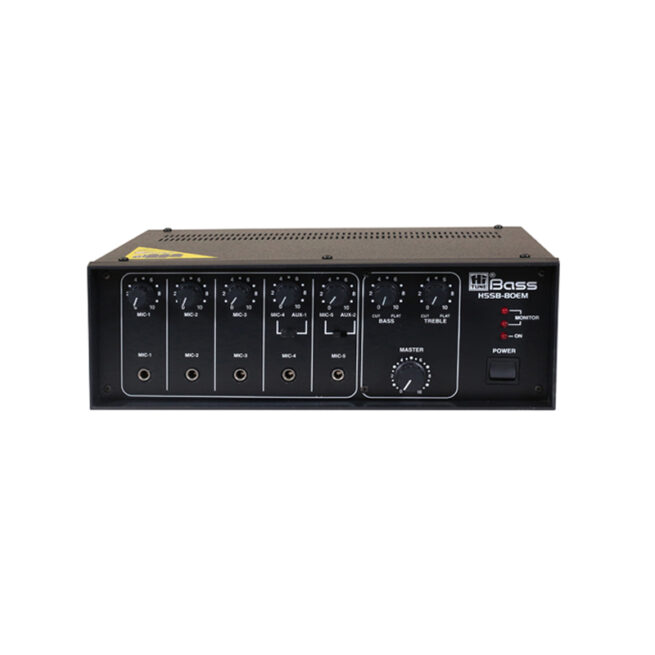 Boss HSSB-80EM 80 watt Medium Power PA Mixing Amplifier - Image 2