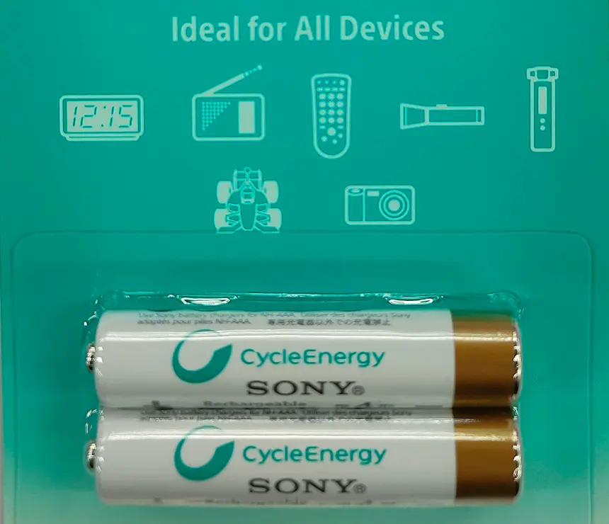 Sony NH-AAA-B2KN 800 mAh Battery - Image 2
